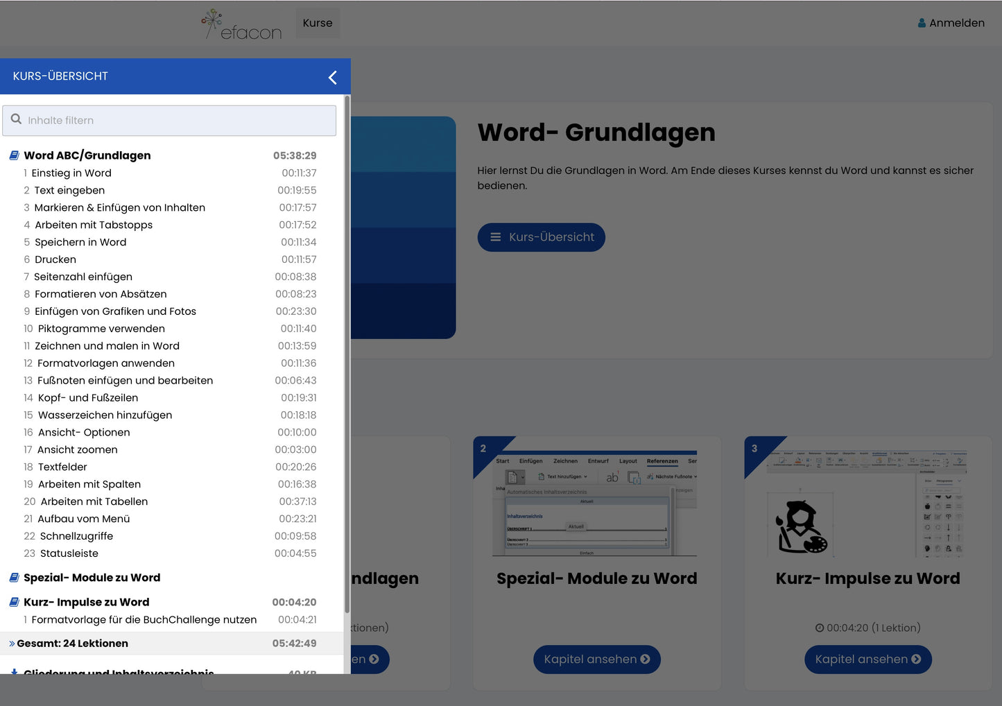 Online-Akademie: MS Word Grundlagen mit anschaulichen Beispielen